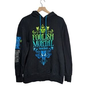 Disney Parks Haunted Mansion Foolish Mortal Hoodie Medium